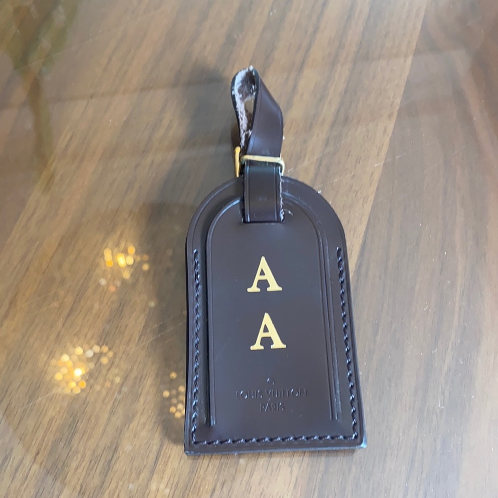 Louis Vuitton Leather Tag